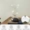 Glitzhome® 10.25" Modern Tri-Layer Hourglass with Black Sand